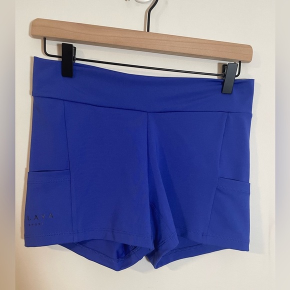 Olaya Sport Power Dress Deep Blue Size XS Stretchy Athletic Golf Tennis Shorts - Picture 13 of 16